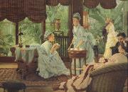 In The Conservatory (Rivals) (nn01) James Tissot